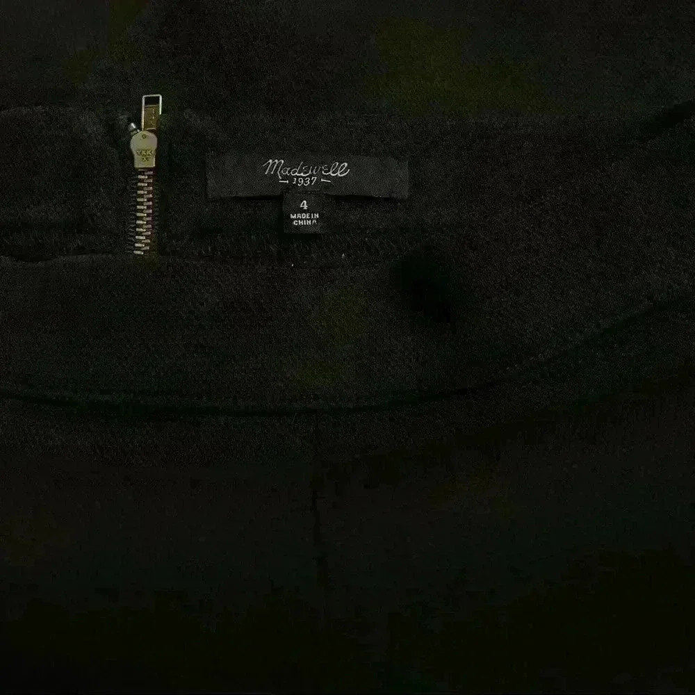 MADEWELL BLACK WAVELENGTH SKIRT, SIZE 4 - Picture 7 of 7